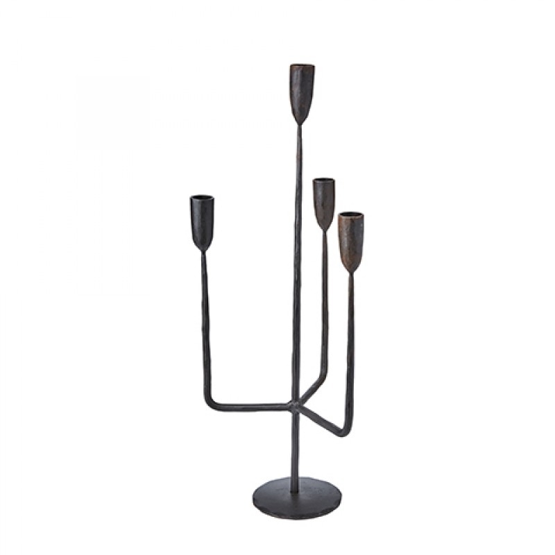 METAL CANDELHOLDER KING4 - CANDLE HOLDERS, CANDLES